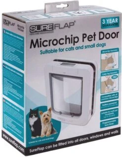 SureFlap Microchip Huisdierluik L - Bruin - 18 X 17 Cm -Winkel Voor Kattenbenodigdheden 929x1200