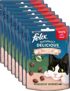 Felix Naturally Delicious Zalm & Spinazie - Kattensnacks - 8 X 50g 15 Felix Naturally Delicious Zalm & Spinazie - Kattensnacks - 8 X 50g -Winkel Voor Kattenbenodigdheden 930x1200