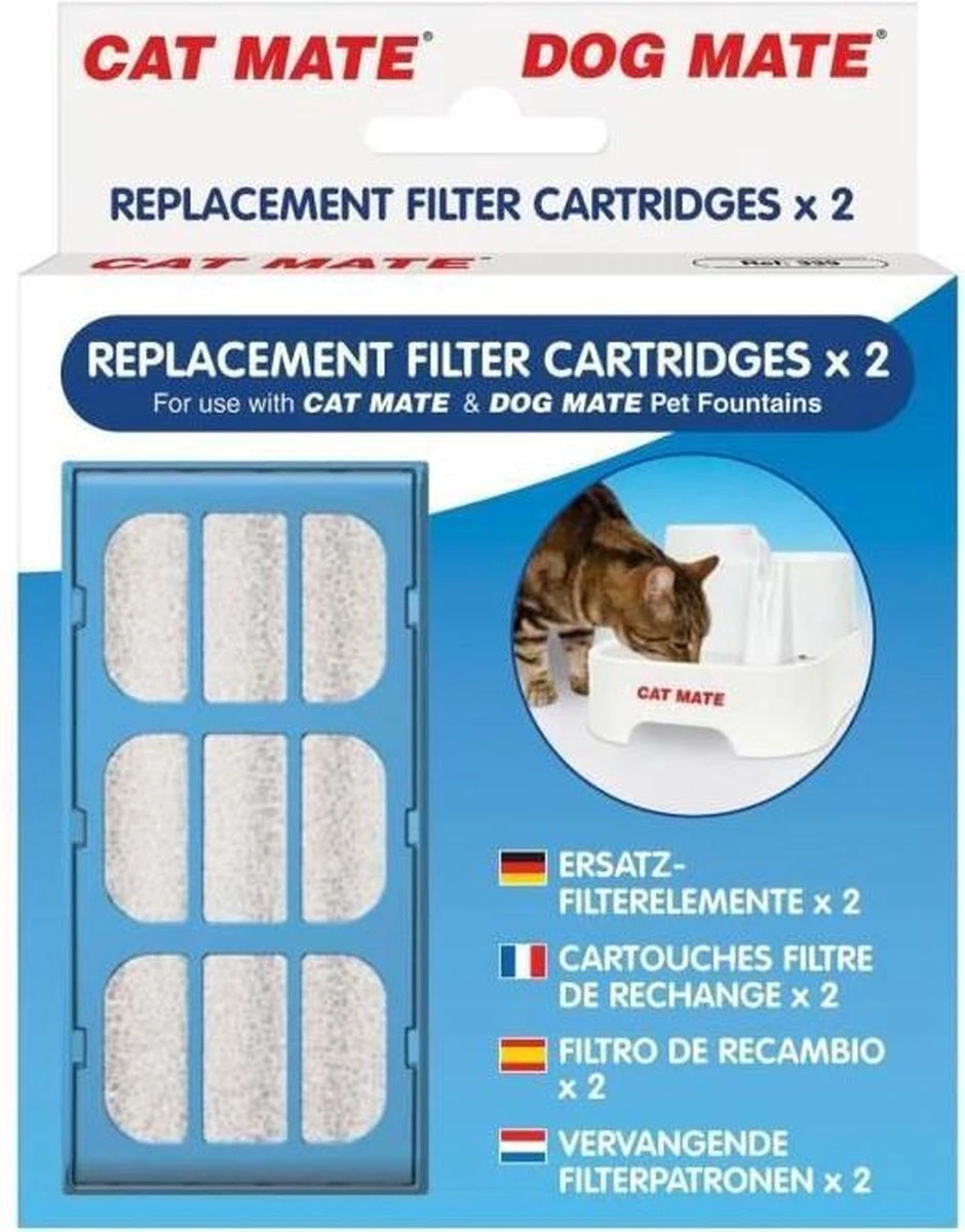 Cat Mate Drinkfonteinfilters - 2 St 5 Cat Mate Drinkfonteinfilters - 2 St - Afbeelding 3