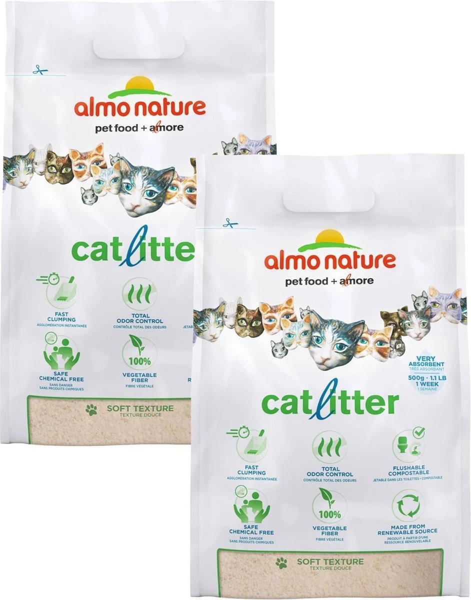 Almo Nature Catlitter - Kattenbakvulling - 2 X 4.54 Kg 5 Almo Nature Catlitter - Kattenbakvulling - 2 X 4.54 Kg - Afbeelding 3