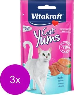Vitakraft Cat Yums - Kat - Snack - Zalm - 3 X 40 Gr 7 Vitakraft Cat Yums - Kat - Snack - Zalm - 3 X 40 Gr -Winkel Voor Kattenbenodigdheden 946x1200 1