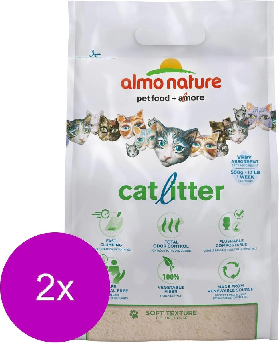 Almo Nature Catlitter - Kattenbakvulling - 2 X 4.54 Kg 3 Almo Nature Catlitter - Kattenbakvulling - 2 X 4.54 Kg