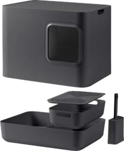 Hoopo® Dome Kattenbak Grijs - Kattenbak - Kattenbakschep - Kattenbakmat 18 Hoopo® Dome Kattenbak Grijs - Kattenbak - Kattenbakschep - Kattenbakmat -Winkel Voor Kattenbenodigdheden 986x1200 6