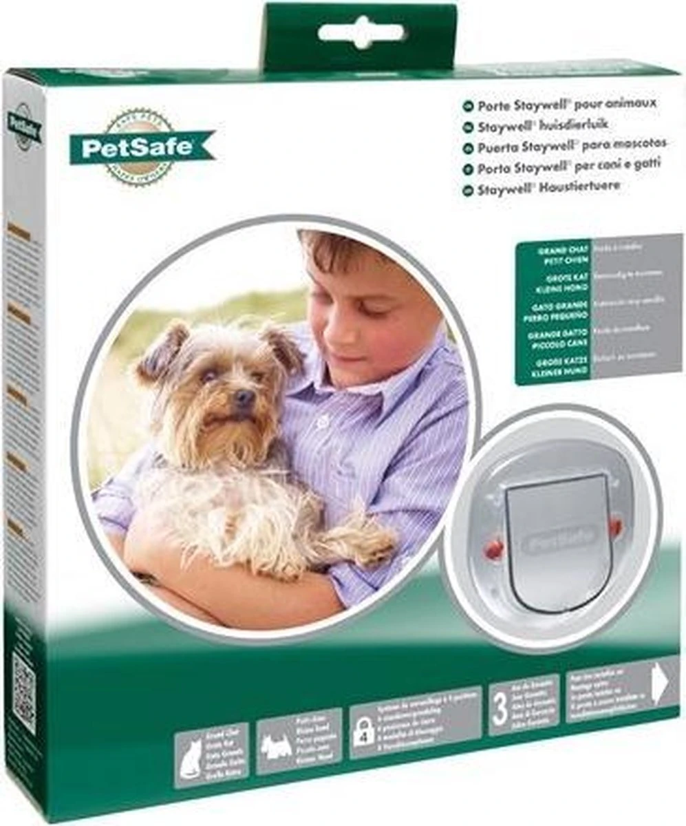 Petsafe 200 Kattenluik - Wit - L - 29,4 X 29,5 X 5 Cm 15 Petsafe 200 Kattenluik - Wit - L - 29,4 X 29,5 X 5 Cm - Afbeelding 13