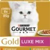 Gourmet Gold Luxe Mix - Kattenvoer Natvoer - Vis/Vlees - 48 X 85 G -Winkel Voor Kattenbenodigdheden 998x1200